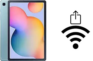 Como gerar um código QR com a senha Wifi em um Samsung Galaxy Tab S6 Lite