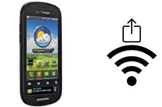 Como gerar um código QR com a senha Wifi em um Samsung Continuum I400