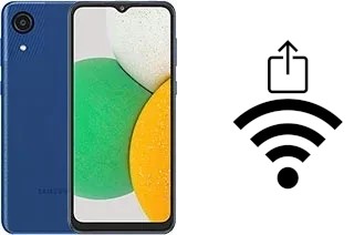 Como gerar um código QR com a senha Wifi em um Samsung Galaxy A03 Core