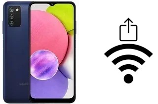 Como gerar um código QR com a senha Wifi em um Samsung Galaxy A03s