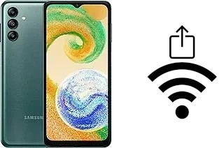 Como gerar um código QR com a senha Wifi em um Samsung Galaxy A04s