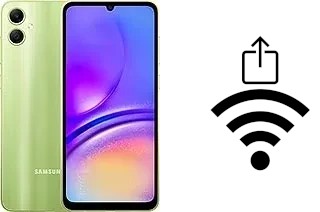 Como gerar um código QR com a senha Wifi em um Samsung Galaxy A05