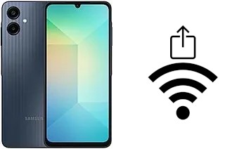 Como gerar um código QR com a senha Wifi em um Samsung Galaxy A06