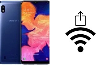 Como gerar um código QR com a senha Wifi em um Samsung Galaxy A10