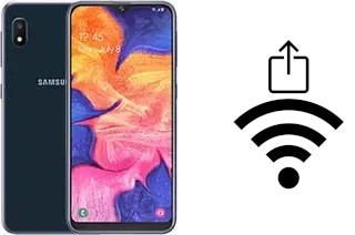 Como gerar um código QR com a senha Wifi em um Samsung Galaxy A10e