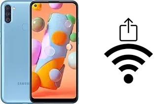 Como gerar um código QR com a senha Wifi em um Samsung Galaxy A11