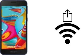 Como gerar um código QR com a senha Wifi em um Samsung Galaxy A2 Core