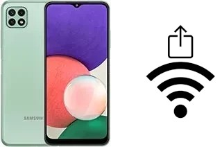 Como gerar um código QR com a senha Wifi em um Samsung Galaxy A22 5G