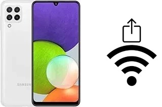 Como gerar um código QR com a senha Wifi em um Samsung Galaxy A22