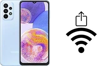 Como gerar um código QR com a senha Wifi em um Samsung Galaxy A23