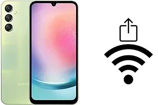 Como gerar um código QR com a senha Wifi em um Samsung Galaxy A24 4G