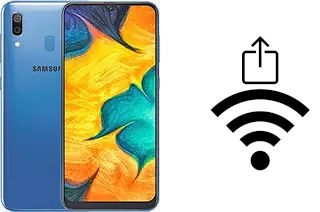 Como gerar um código QR com a senha Wifi em um Samsung Galaxy A30