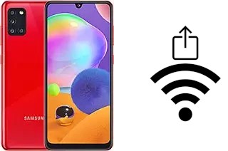 Como gerar um código QR com a senha Wifi em um Samsung Galaxy A31