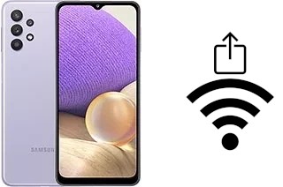 Como gerar um código QR com a senha Wifi em um Samsung Galaxy A32 5G