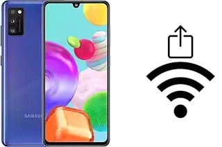 Como gerar um código QR com a senha Wifi em um Samsung Galaxy A41