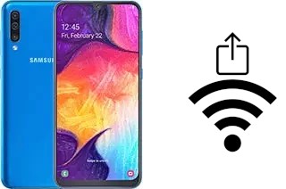 Como gerar um código QR com a senha Wifi em um Samsung Galaxy A50