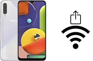 Como gerar um código QR com a senha Wifi em um Samsung Galaxy A50s