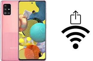 Como gerar um código QR com a senha Wifi em um Samsung Galaxy A51 5G