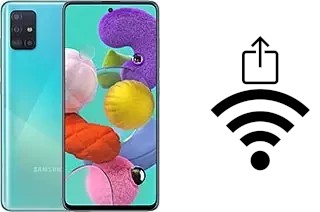 Como gerar um código QR com a senha Wifi em um Samsung Galaxy A71