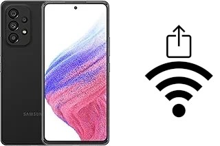 Como gerar um código QR com a senha Wifi em um Samsung Galaxy A53 5G