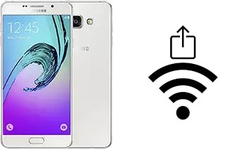 Como gerar um código QR com a senha Wifi em um Samsung Galaxy A7 (2016) Duos