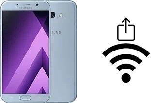 Como gerar um código QR com a senha Wifi em um Samsung Galaxy A7 (2017)