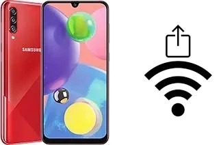 Como gerar um código QR com a senha Wifi em um Samsung Galaxy A70s