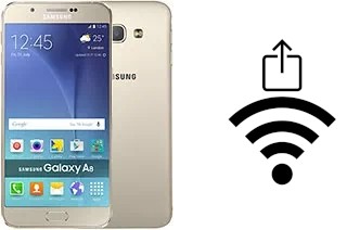 Como gerar um código QR com a senha Wifi em um Samsung Galaxy A8