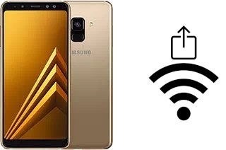 Como gerar um código QR com a senha Wifi em um Samsung Galaxy A8 (2018)