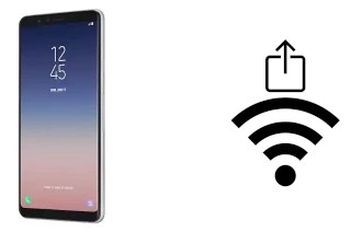 Como gerar um código QR com a senha Wifi em um Samsung Galaxy A8 Star