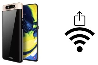 Como gerar um código QR com a senha Wifi em um Samsung Galaxy A80