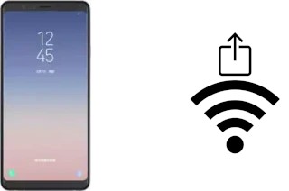 Como gerar um código QR com a senha Wifi em um Samsung Galaxy A9 Star