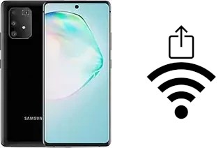 Como gerar um código QR com a senha Wifi em um Samsung Galaxy A91