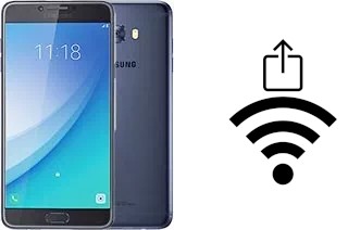 Como gerar um código QR com a senha Wifi em um Samsung Galaxy C7 Pro