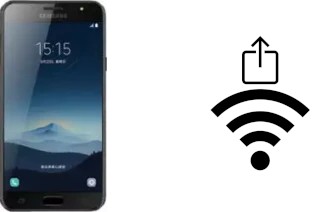 Como gerar um código QR com a senha Wifi em um Samsung Galaxy C8