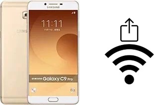 Como gerar um código QR com a senha Wifi em um Samsung Galaxy C9 Pro