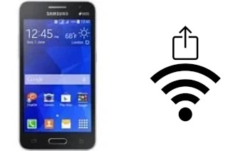 Como gerar um código QR com a senha Wifi em um Samsung Galaxy Core 2 Duos