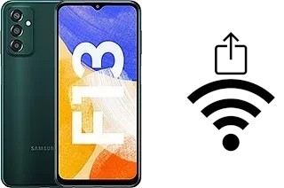 Como gerar um código QR com a senha Wifi em um Samsung Galaxy F13