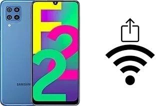 Como gerar um código QR com a senha Wifi em um Samsung Galaxy F22