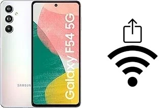 Como gerar um código QR com a senha Wifi em um Samsung Galaxy F54