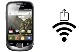 Como gerar um código QR com a senha Wifi em um Samsung Galaxy Fit S5670