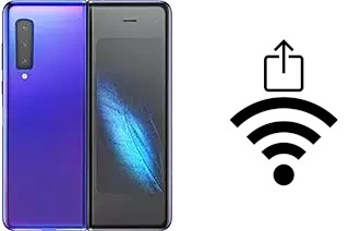 Como gerar um código QR com a senha Wifi em um Samsung Galaxy Fold