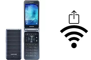 Como gerar um código QR com a senha Wifi em um Samsung Galaxy Folder