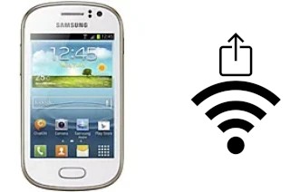 Como gerar um código QR com a senha Wifi em um Samsung Galaxy Fame S6810