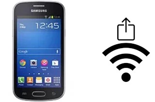 Como gerar um código QR com a senha Wifi em um Samsung Galaxy Fresh S7390