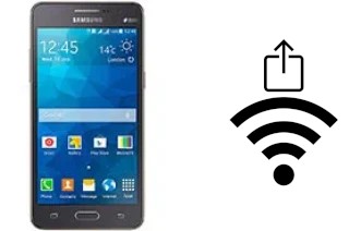 Como gerar um código QR com a senha Wifi em um Samsung Galaxy Grand Prime Duos TV