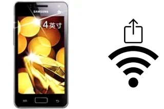 Como gerar um código QR com a senha Wifi em um Samsung Galaxy I8250