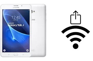 Como gerar um código QR com a senha Wifi em um Samsung Galaxy Tab J