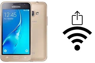 Como gerar um código QR com a senha Wifi em um Samsung Galaxy J1 (2016)