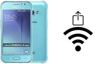 Como gerar um código QR com a senha Wifi em um Samsung Galaxy J1 Ace